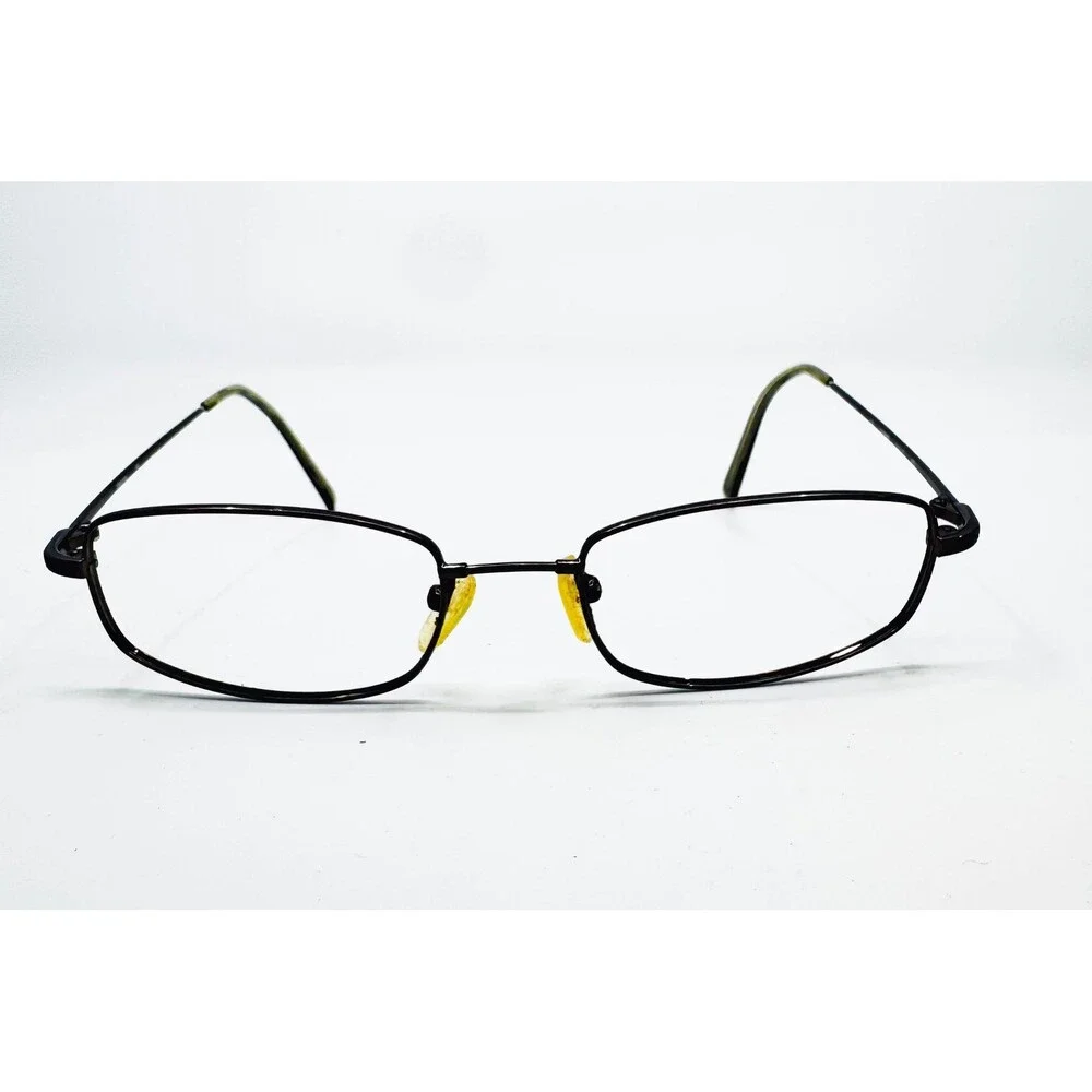Claiborne Eyeglasses Mens Black Charger Flexon Rectangle 145 40330